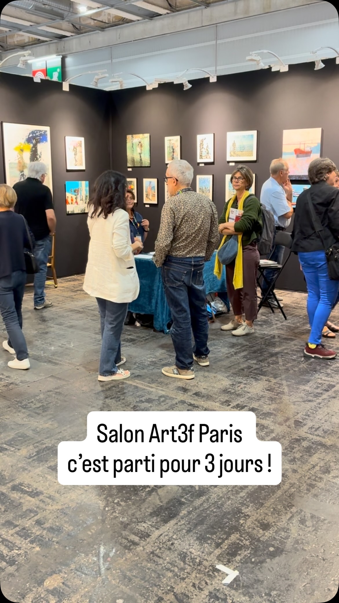 On vous attend au salon jusqu’au dimanche 20 septembre  Paris expo, porte de Versailles Hall 5.1. 1 place de la porte de Versailles. 😊 #artiti #Sophie Moisan #Miguel Nùñez Rauschert