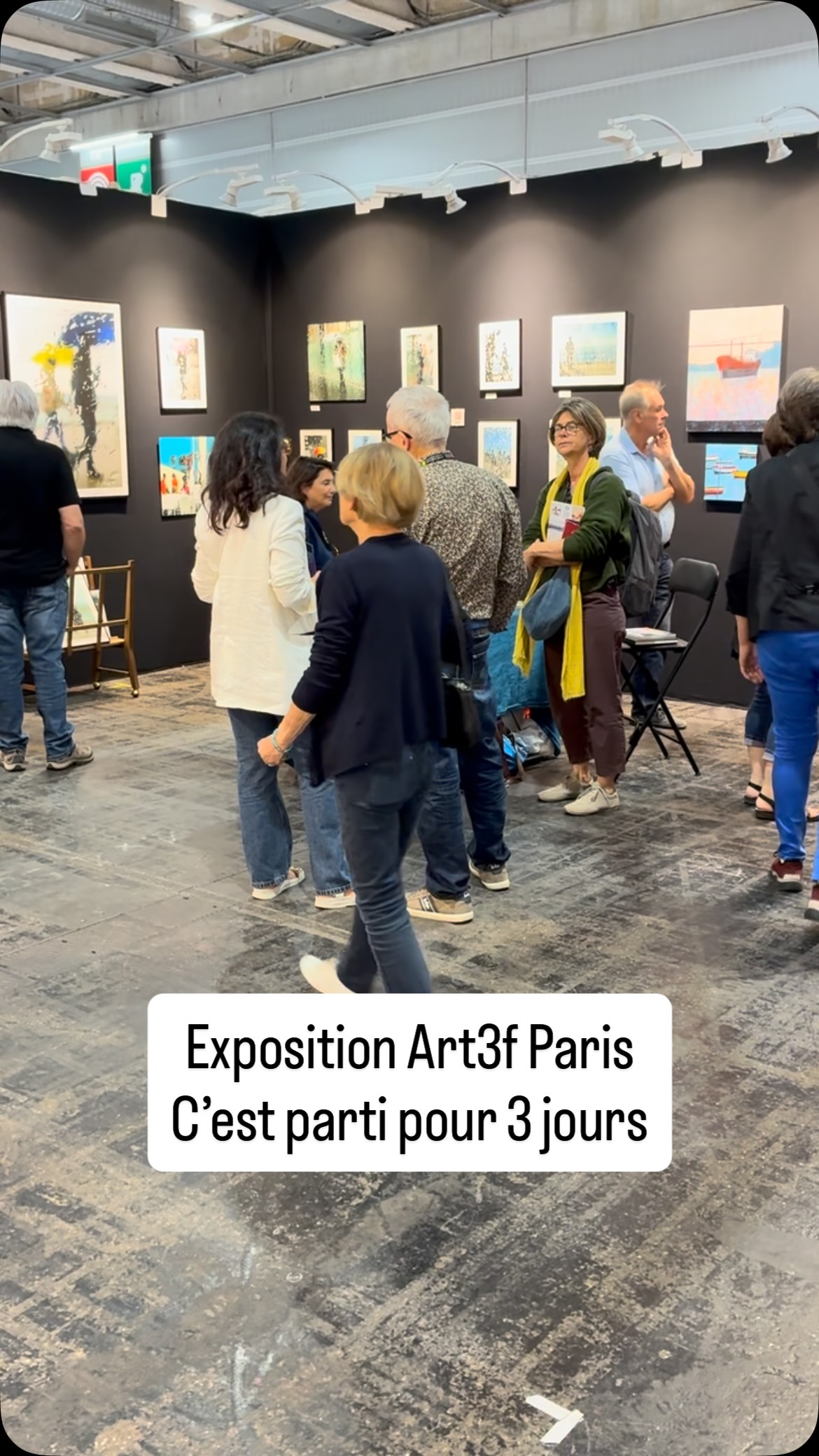 Exposition du 18 au 20 septembre au salon Art3f porte de Versailles. On vous attend 😊. #Artiti #artmoderne #Sophie moisan #Miguel Nùñez Rauschert