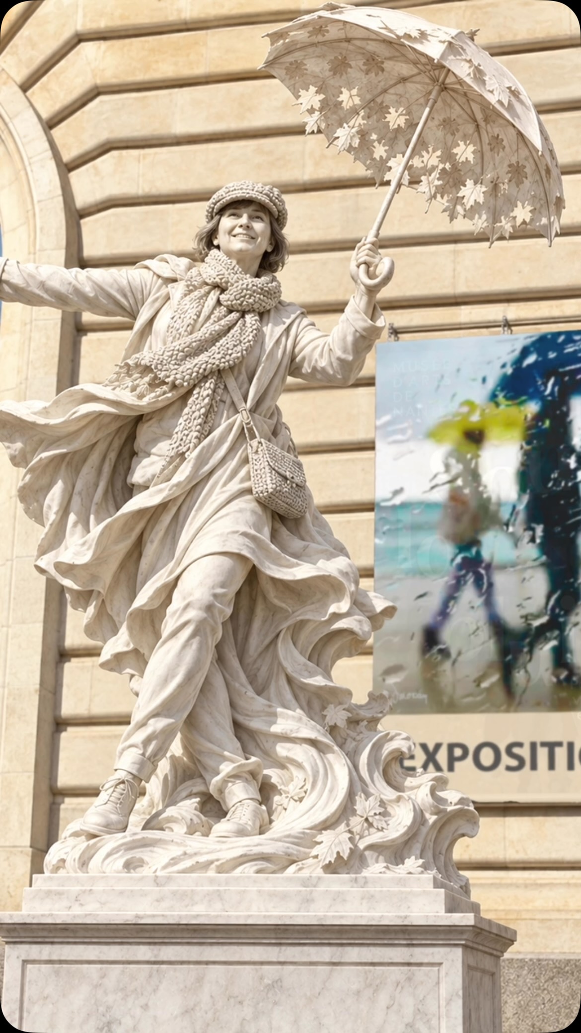 Chantons sous la pluie et en route pour de prochaines expositions ! 😊 #artiti #sophiemoisan #artcontemporain